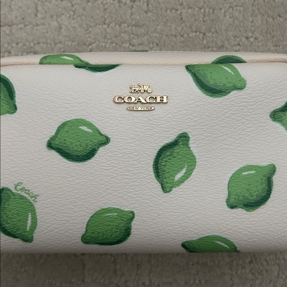 New Coach Lime Cosmetic Pouches - Picture 6 of 8